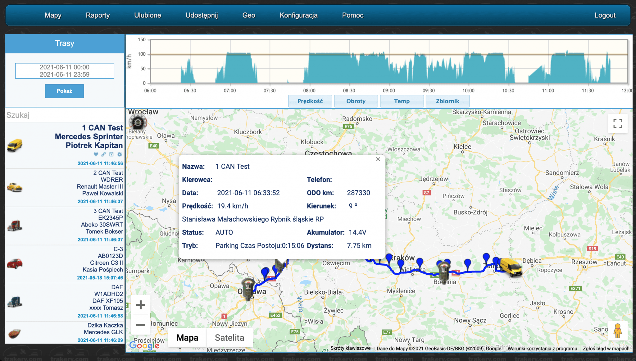 Lokalizacja GPS | Trakery.com
